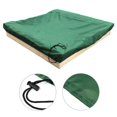 thumbnail image 3 of Caja de arena de juguete para niños con patio de jardín cuadrado al aire libre, caja de arena impermeable, 3 of 5