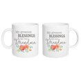 thumbnail image 3 of Greatest Blessings Call Me Grandma Floral Pink 15 ounce Porcelain Ceramic Mug, 3 of 3