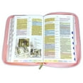 thumbnail image 5 of Broadman and Holman Biblia Pastoral para Mujer de Estudio Arco Iris RV1960 Duotono Rosa floral con Indice, 5 of 5