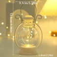 thumbnail image 3 of Clearance Desktop Ornament under $5,LED Vintage Flickering Hanging Outdoor Light Rechargeable Retro Oil Lamp Portable Tent Garden Camping Tree Wall Nightlight Halloween Christmas Decorations, 3 of 7