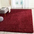 thumbnail image 2 of Safavieh California Shag Square Rug in Maroon, 2 of 5