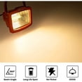 thumbnail image 3 of Qucyy 2 Pack 10W R7s 118mm Dimmable LED Bulb Warm White 3000K 100W Halogen Equivalent Linear Double Ended Reflector for Garden Public Corridor Street Lights Floodlights [C, 3 of 5