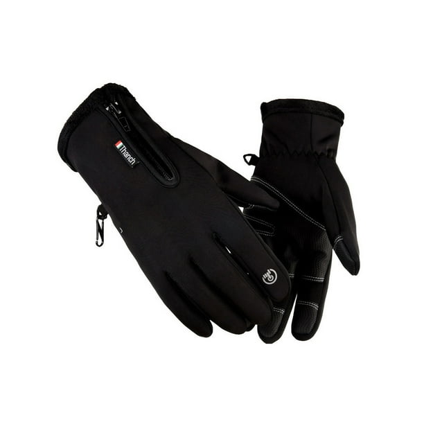 Sonducket 1 par de guantes cálidos para hombres y mujeres, guantes de terciopelo para pantalla táctil a prueba de viento para adultos, accesorios de guantes y mitones METRO Sonducket AP013048-02