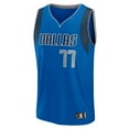 thumbnail image 2 of Men's Fanatics Luka Don-i- Blue Dallas Mavericks Fast Break Replica Player Jersey - Icon Edition, 2 of 3