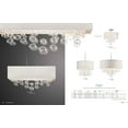 thumbnail image 2 of Elan Lighting Piatt 3 Light Semi Flush Mount in Chrome, 2 of 2