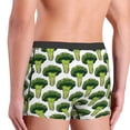 thumbnail image 4 of Kdxio Men's Boxer Briefs with Cute Broccoli Print - Comfortable and Breathable Underwear for Everyday Wear, 4 of 7
