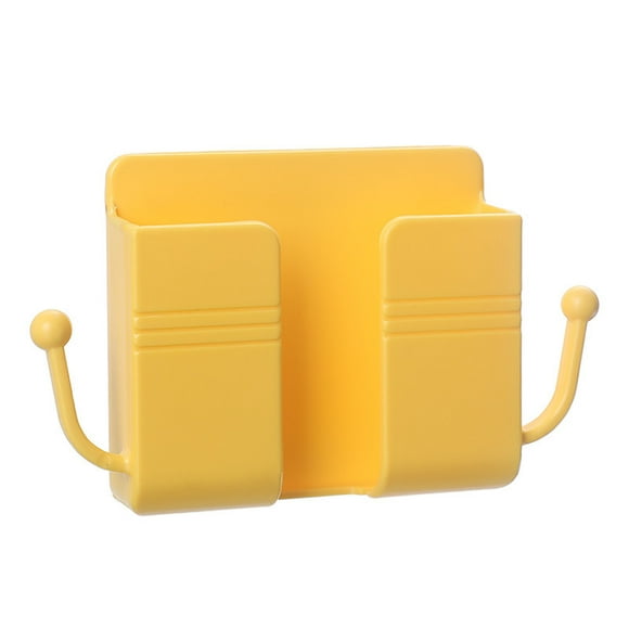 Tatum88 Wall Mounted Storage Box Storage Phone Holder (2 Pieces, Yellow, Green)