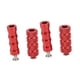 thumbnail image 2 of pares de clavijas de freno para motocicleta, proceso CNC, chapado, ajuste preciso para pernos de montaje M6 de 6mm, color rojo, 2 of 5