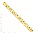 thumbnail image 5 of 14K Yellow Gold 14mm Hand-Polished Traditional Link Bracelet Chain, 5 of 5