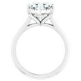 thumbnail image 3 of Solitaire Lab Grown Diamond Engagement Ring Oval Cut 3 Ct., 3 of 5