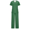 thumbnail image 4 of Samickarr Nursing Uniforms Scrubs Sets For Woman And Man Clearance Plus Size Working Uniform With Pocket Scrubs Medical Uniform Scrubs Top And Pants, 4 of 5