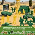 thumbnail image 2 of AuntyFey 105 Pieces Army Men Play Set with Accessories, Military Soldiers Toy Set for 3+ Boys Kids, 2 of 8