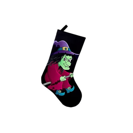 

BOSTEY Creative Halloween Socks Reusable Hanging Durable Pendant Bag Lightweight Stockings
