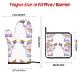thumbnail image 2 of Fotbe LGBT Gnomes for 4Pcs Oven Mitts and Pot Holders, 500℉ Heat Resistant Oven Mitts , Non-Slip Silicone Surface Safe for Baking, Cooking, BBQ, 2 of 6
