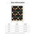 thumbnail image 3 of Throw Blanket for Couch Sofa and Bed, Halloween Super Soft Plush Throw Blanket, Fuzzy Cuteness Comfy Warm Washable Flannel Blanket & Throws for All Season, 3 of 7