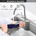 thumbnail image 6 of Coolnut Cat Eyes Halloween Sink Splash Guard for Faucet 2 Packs Faucet Absorbent Mats, Candy Witch Hat Faucet Handle Drip Catcher Quickly Drying Mat for Kitchen Counter Bathroom, 23.6"x5.5", 6 of 7