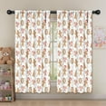 thumbnail image 5 of Blackout Kids Curtains,White Christmas Gingerbread Man Pattern Childrens Insulated Curtains Set Of 2,Bedroom Essentials,Toddler Room Decor 52"x63", 5 of 5