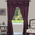 thumbnail image 2 of Achim Home Furnishing: Panache Burgundy Floral Traditional Window Curtain Panel 55" x 84", 2 of 6