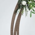 thumbnail image 2 of Efavormart 8ft Natural Brown Wood DIY Round Wedding Arch Backdrop Stand, Rustic Photo Backdrop Stand, 2 of 10