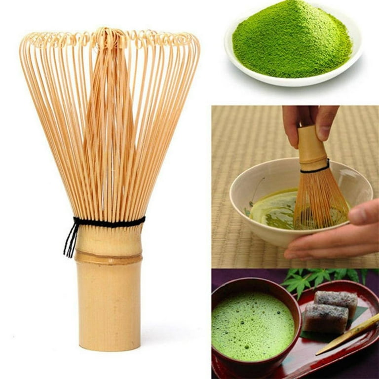 Bamboo Matcha Whisk Chasen Tool Preparing Green Tea Matcha Mixer