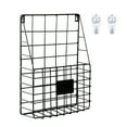 thumbnail image 1 of Simple Wrought Iron Grid Magazine Rack, Home Wall Decoration Wall Storage Bookshelf, 1 of 6