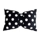 thumbnail image 1 of Cojín lumbar | Cojín decorativo con lazo para sofá y cama | Funda de cojín de terciopelo de 50x33 cm para decoración del hogar y detalles decorativos en la sala de estar., 1 of 6
