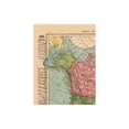 thumbnail image 4 of Historic Map - United States Mexico Canada - Hammond 1910 - Vintage Wall Art, 4 of 4