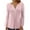 004* Pink, variant on bnaln Womens Tops Fall Long Sleeve T Shirts V Neck Dressy Casual Pullover Henley Shirts Loose Fit Button Up Tunic Tops Blouses Pleated Tshirts Going Out Tops for Leggings