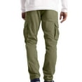 thumbnail image 4 of Eashery Cargo Pants for Men Big Twill Jogger Pants Men Cargo Pants (AG,M), 4 of 5
