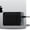 Black and Gray, variant on Afterplug 2-Pocket Adhesive Storage Pouch, Laptop Accessory Organizer for SSD, Magic Mouse, Cables - Black