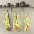 thumbnail image 5 of Dreamtimes Summer Orange Lemon Fruit Leaves Kitchen Towels Bar Tea Dish Towel Dishcloths Set of 6 Super Absorbent Soft 18 x 28 inches, 5 of 7