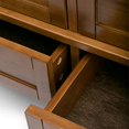 thumbnail image 4 of SIMPLIHOME Warm Shaker Sofa Console Tables, Light Golden Brown, 4 of 5