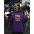 thumbnail image 2 of Talk Less. Drink More Coffee. Hoodie Women -Image by Shutterstock, Female Medium, 2 of 4