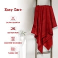 thumbnail image 2 of Casa Lino 2Pc Premium Bath Sheets (Extra Large) for Adults (72" x 36") - 100% Cotton, 400GSM, Ultra Absorbent (Red), 2 of 6