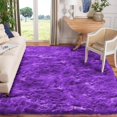 thumbnail image 1 of LAICAIW 8x10 Area Rugs for Bedroom Purple Rug Fluffy Shag Rug for Living Room Machine Washable Faux Fur Rug for Playroom Nursery Home Decor Large Rug Rectangle, 1 of 7