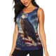 thumbnail image 1 of Fotbe Night Sky Bald Eagle Blusas Sin Mangas para Mujer – Estilo Casual, Corte Suelto, Slim-Fit, Cuello Redondo Deportivo, Tops de Verano para Gimnasio y Yoga-Small, 1 of 7
