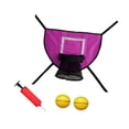thumbnail image 4 of Aro de baloncesto para trampolín, fácil de instalar, para exteriores, ligero y con respaldo. rosa, 4 of 8
