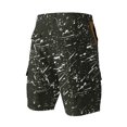 thumbnail image 5 of Graffiti Style Cargo Shorts For Men With Side Pockets And Adjustable Waistband Showcasing Streetwear Aesthetic Black L, 5 of 5