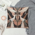 thumbnail image 2 of Qinduosi Bird Flock Pillow Case Throw Pillow Cover Asian Cushion Cover Bird Flock Accent Pillowcase Home Decor for Sofa Living Room Bedroom White, 2 of 5