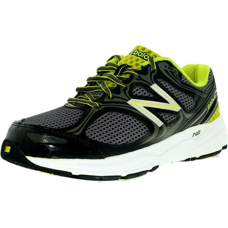 New Balance Men's Running Course Black/Silver/Electric Green Low Top ...