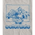 thumbnail image 3 of Peanuts - Skiing Snoopy Colorado -Toddler And Youth Short Sleeve Graphic T-Shirt, 3 of 6