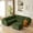 Green, variant on Modern Modular Sectional Couch,6 Seaters Sleeper Sofa Upholstered Corduroy Free Combination Sofa (Green)