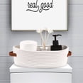thumbnail image 5 of Oradrem Toilet Basket Small Basket with Handles for Nursery, Toys, Gift Baskets Bathroom Organizing, 5 of 8