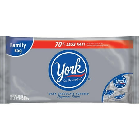 York Patties Dark Chocolate Covered Peppermint, 19.75 oz