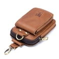 thumbnail image 6 of Leather Pack,Cell Purse Men Leather Belt Wallet Waist Fanny Purse Wallet Waist Leather Waist Men Waist Men Men Mewmewcat, 6 of 7