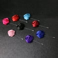 thumbnail image 2 of Lapel Pin Fashionable Handmade Rose Flower Decor Lapel Brooch Pin Lapel Stick Pin for Men, 2 of 4