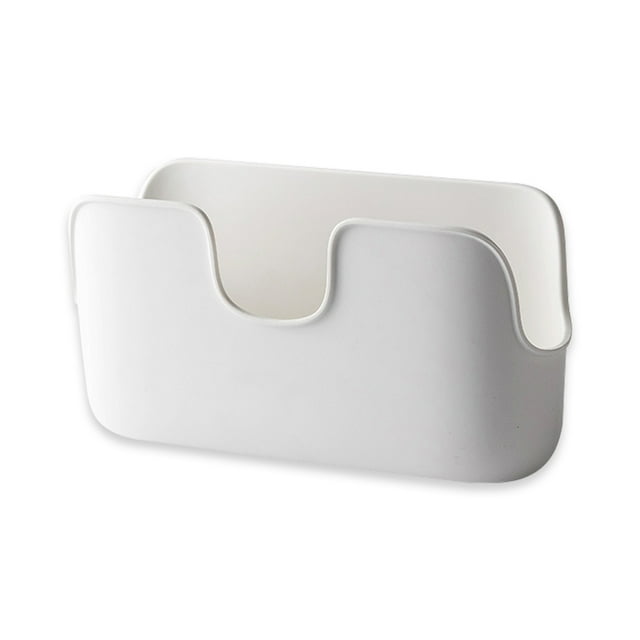 Pote de plástico Pastilla de párpado Platos autoadhesivos Soporte para refrigerador Habitación Encimitop Punch-Free Holder Hogar Sporting Organizador Montaje de pared Eigraketly HA059472-02