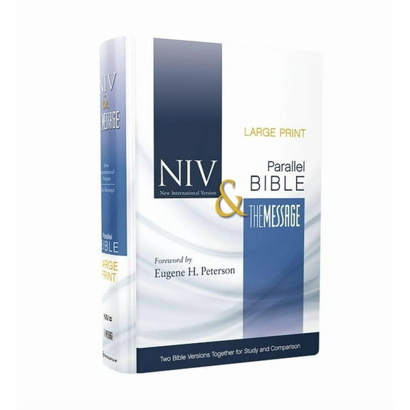 Side-By-Side Bible-PR-NIV/MS-Large Print: Two Bible Versions Together for Study and Comparison, (Hardcover)