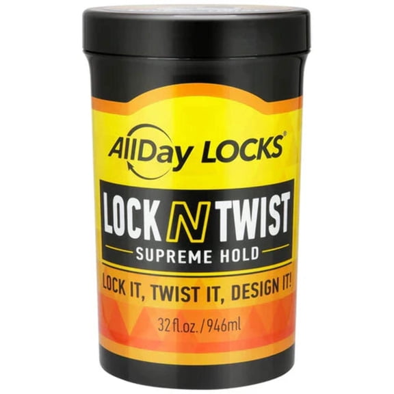 AllDay Locks Lock N Twist Supreme Hold 32 fl oz – Long-Lasting Definition for Braids  Locs
