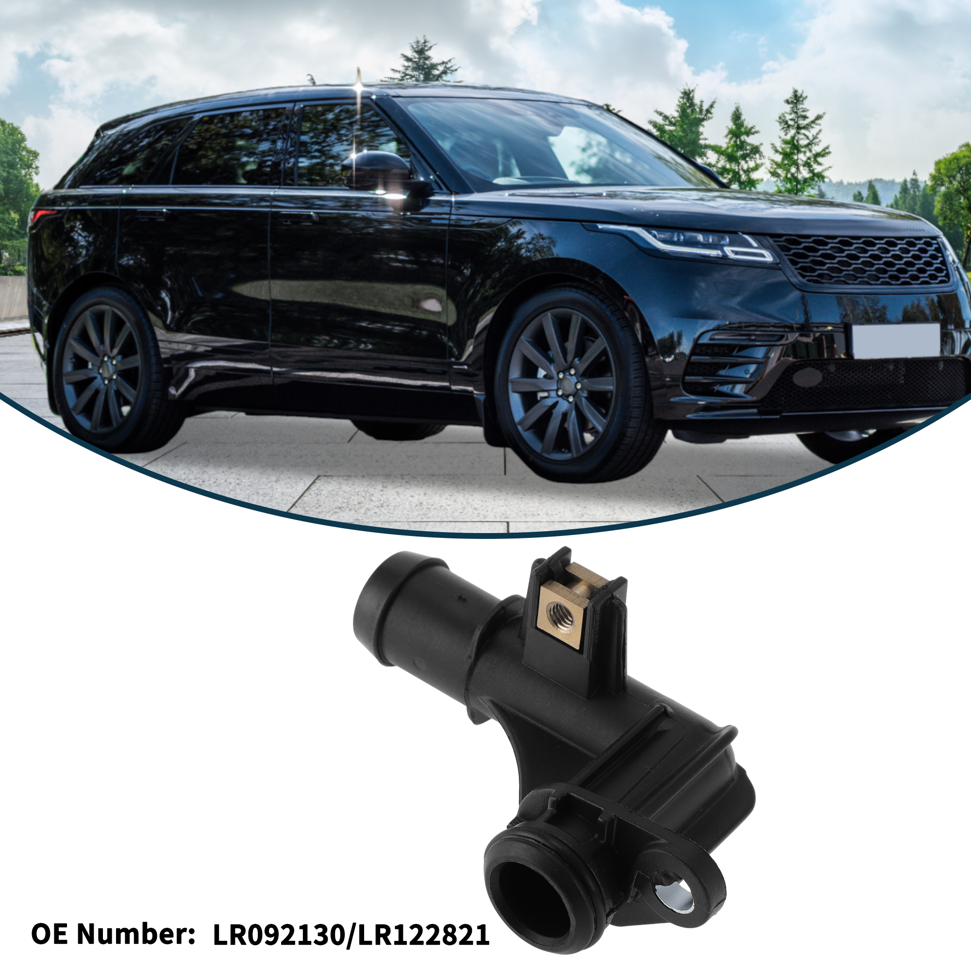 Unique Bargains LR092130 Radiator Hose for Land Rover for Range Rover Velar 17-Up